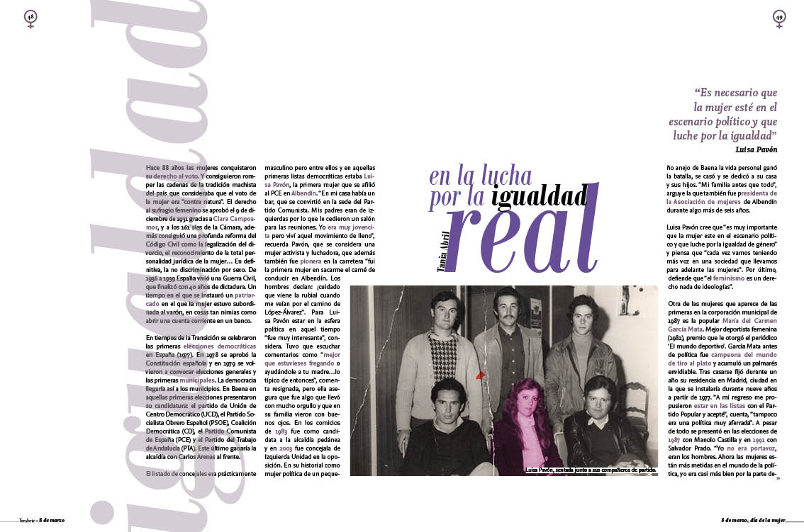 8 de marzo. Día Internacional de la Mujer - Imagen 5